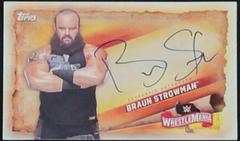 Braun Strowman Wrestling Cards 2020 Topps WWE Road to WrestleMania Autographs Prices