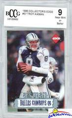 Troy Aikman Football Cards 1996 Collector's Edge Prices