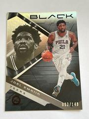 Joel Embiid #6 Basketball Cards 2021 Panini Black Prices