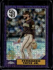Fernando Tatis Jr. [Purple] #T87C-100 Baseball Cards 2022 Topps Silver Pack 1987 Chrome Prices