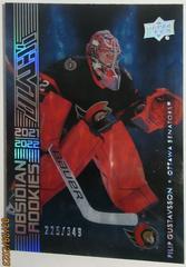 Filip Gustavsson #OR-23 Hockey Cards 2021 SPx UD Black Obsidian Rookies Prices