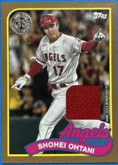 Shohei Ohtani [Gold] #89BR-SO Baseball Cards 2024 Topps 1989 Relic Prices