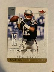 Tom Brady #1 UP Football Cards 2004 Ultra Performers Prices