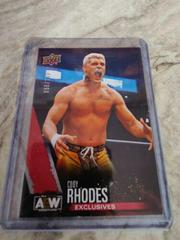 Cody Rhodes [Exclusive] Wrestling Cards 2021 Upper Deck AEW Prices