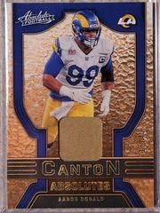 Aaron Donald [Gold] #CA-3 Football Cards 2022 Panini Absolute Canton Prices