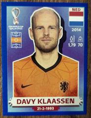 Davy Klaassen #NED13 Soccer Cards 2022 Panini World Cup Qatar Stickers Prices