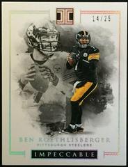 Ben Roethlisberger [Silver] Football Cards 2016 Panini Impeccable Prices