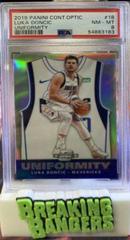 Luka Doncic #18 Basketball Cards 2019 Panini Contenders Optic Uniformity Prices