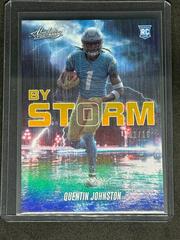 Quentin Johnston [Spectrum Gold] #BST-10 Football Cards 2023 Panini Absolute By Storm Prices