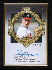 Tom Glavine Baseball Cards 2022 Topps Gilded Collection Gold Framed Hall of Famer Autographs Prices