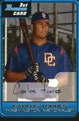 Carlos Torres #B65 Baseball Cards 2006 Bowman Prospects Prices