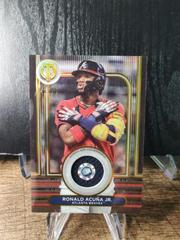 Ronald Acuna Jr. [Orange] #SOA-RA Baseball Cards 2024 Topps Tribute Stamp of Approval Prices