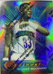 Alonzo Mourning [Refractor w/ Coating] #100 Basketball Cards 1994 Finest Prices