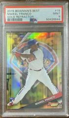 Maikel Franco [Gold Refractor] #15 Baseball Cards 2015 Bowman's Best Prices