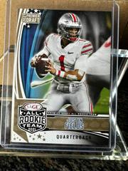 Justin Fields [Gold] #RT-JF Football Cards 2021 Sage Premier Draft All Rookie Team Prices