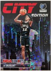 Ja Morant [Hyper Red] #18 Basketball Cards 2023 Panini Hoops City Edition Prices