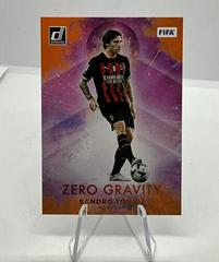 Sandro Tonali [Orange] Soccer Cards 2022 Panini Donruss Zero Gravity Prices