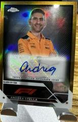 Andrea Stella [Gold Refractor] #CAC-AS Racing Cards 2023 Topps Chrome Formula 1 Autograph Prices