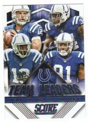 Indianapolis Colts #17 Football Cards 2015 Panini Score Team Leaders Prices