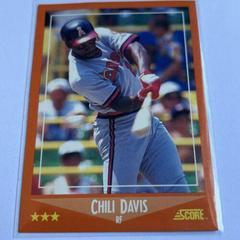 Chili Davis [Glossy] #28T Baseball Cards 1988 Score Traded Prices