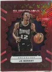 Ja Morant [Red Flood] #7 Basketball Cards 2022 Panini Obsidian Supernova Prices