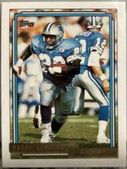 Barry Sanders #300 Football Cards 1992 Topps Gold Prices