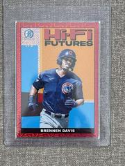 Brennen Davis [Red Refractor Mega Box Mojo] Baseball Cards 2022 Bowman Hi Fi Futures Prices
