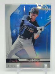 Drew Waters [Blue Refractor] Baseball Cards 2020 Bowman Sterling Prices