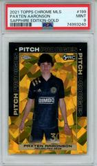 Paxten Aaronson [Gold] #199 Soccer Cards 2021 Topps Chrome MLS Sapphire Prices