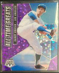 Sandy Koufax [Purple] #ATG1 Baseball Cards 2021 Panini Mosaic All Time Greats Prices