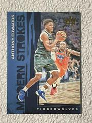 Anthony Edwards #4 Basketball Cards 2023 Panini Court Kings Modern Strokes Prices