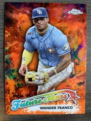 Wander Franco [Orange] Baseball Cards 2023 Topps Chrome Update Future Stars Prices