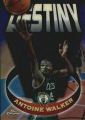 Antoine Walker [Refractor] Basketball Cards 1997 Topps Chrome Destiny Prices