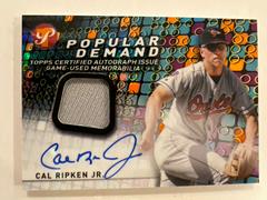Cal Ripken Jr. [Refractor] Baseball Cards 2022 Topps Pristine Autographs Prices