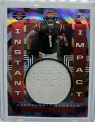 Ja'Marr Chase [Red] Football Cards 2021 Panini Illusions Instant Impact Prices