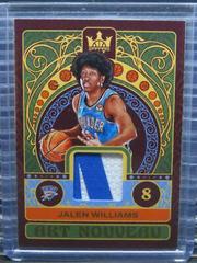 Jalen Williams [Prime] #AN-JWO Basketball Cards 2022 Panini Court Kings Art Nouveau Prices