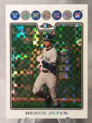 Derek Jeter [Refractor] #121 Baseball Cards 2008 Topps Chrome Prices