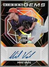 Mike Vasil Baseball Cards 2021 Panini Elite Extra Edition Hidden Gems Signatures Prices