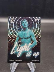 Paddy Pimblett [White Sparkle] #24 Ufc Cards 2023 Panini Donruss Optic UFC Light It Up Prices