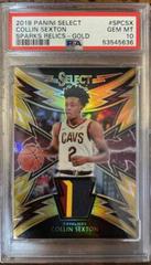 Collin Sexton [Gold Prizm] Basketball Cards 2018 Panini Select Sparks Prices