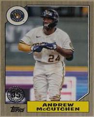 Andrew McCutchen [Gold] #87TBU-26 Baseball Cards 2022 Topps Update 1987 Prices