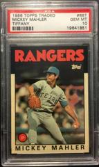 Mickey Mahler Baseball Cards 1986 Topps Traded Tiffany Prices
