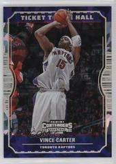 Vince Carter [Cracked Ice] #27 Basketball Cards 2022 Panini Contenders Ticket to the Hall Prices