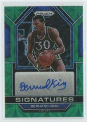 Bernard King [Choice Green] Basketball Cards 2022 Panini Prizm Signatures Prices