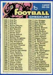 Checklist 265-396 Football Cards 1973 Topps Prices