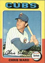 Chris Ward #587 Baseball Cards 1975 Topps Mini Prices