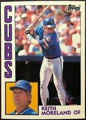 Keith Moreland #23 Baseball Cards 1984 Topps Tiffany Prices