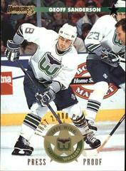 Geoff Sanderson [Press Proof] Hockey Cards 1996 Donruss Prices