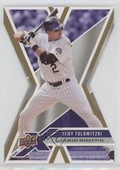 Troy Tulowitzki [Die Cut Gold] Baseball Cards 2008 Upper Deck X Prices