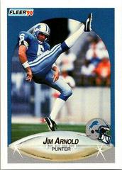 Jim Arnold #275 Football Cards 1990 Fleer Prices